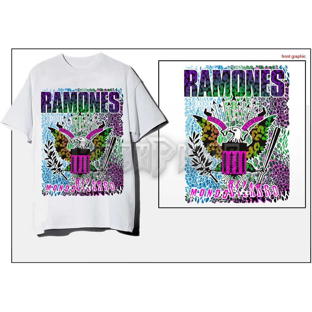 Ramones - Animal Skin - unisex póló - RATS57MW