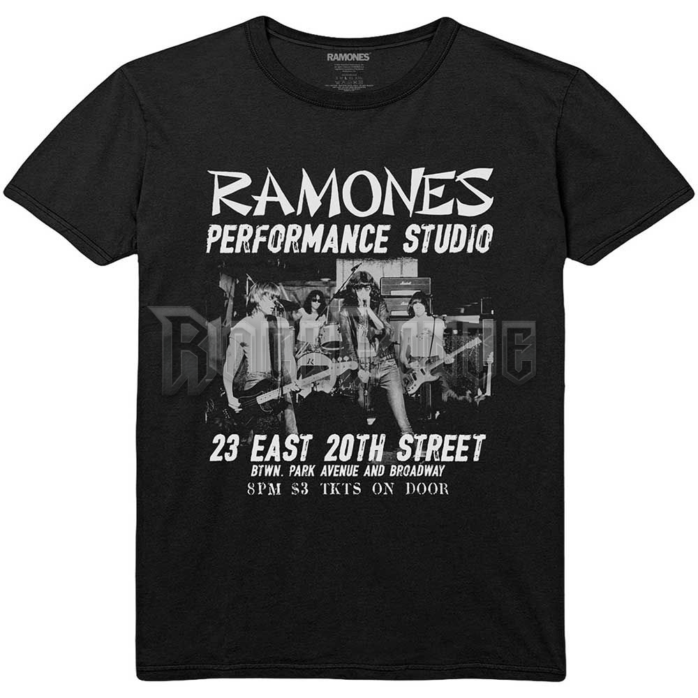 Ramones - East Village - unisex póló - RATS68MB