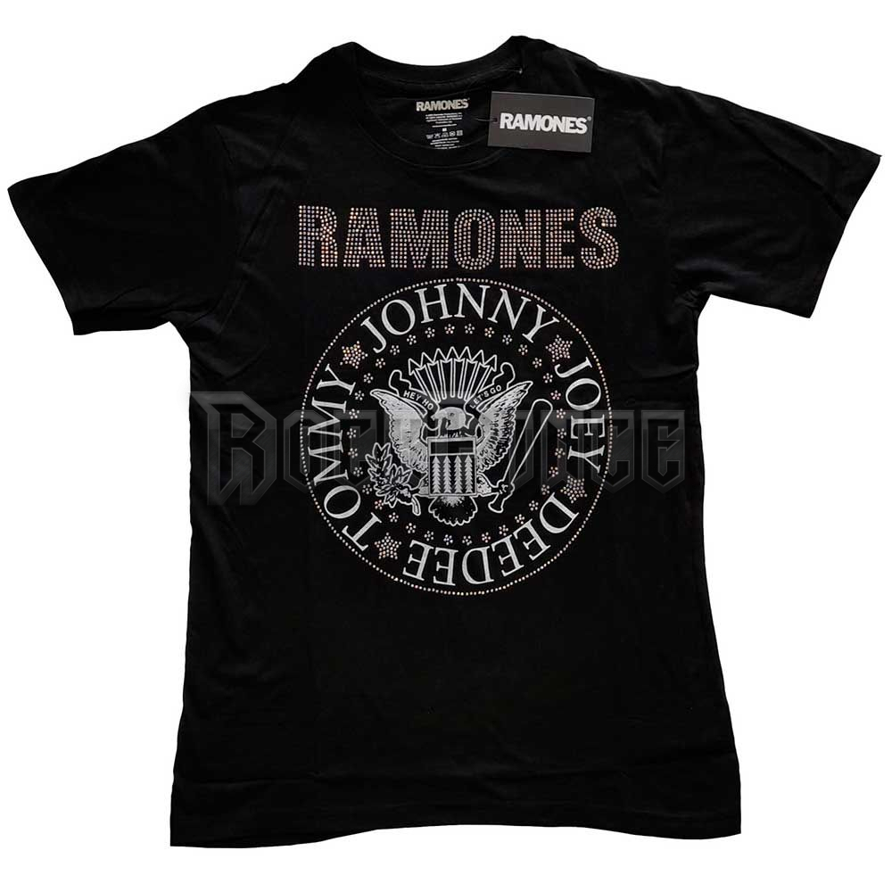 Ramones - Presidential Seal (Diamante) - unisex póló - RATS56MB