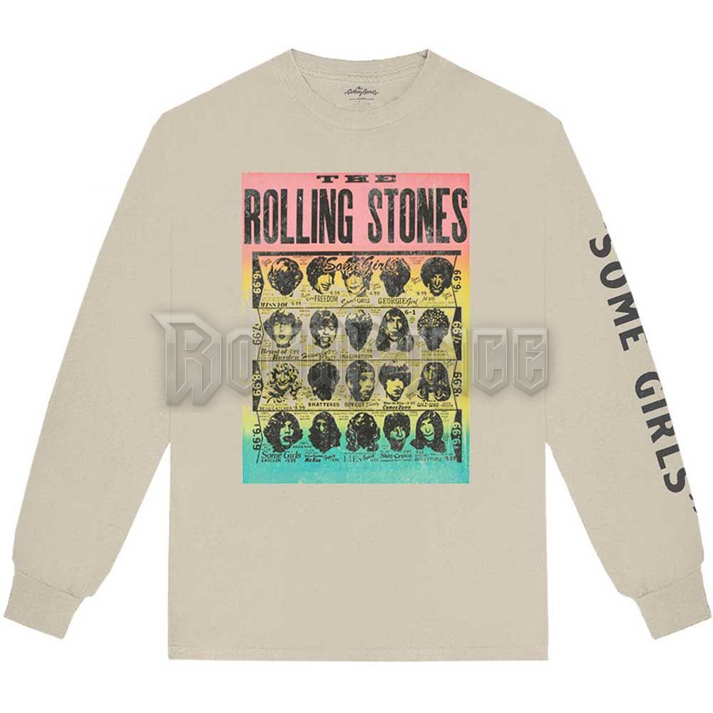 The Rolling Stones - Some Girls - unisex hosszú ujjú póló - RSLST197MS