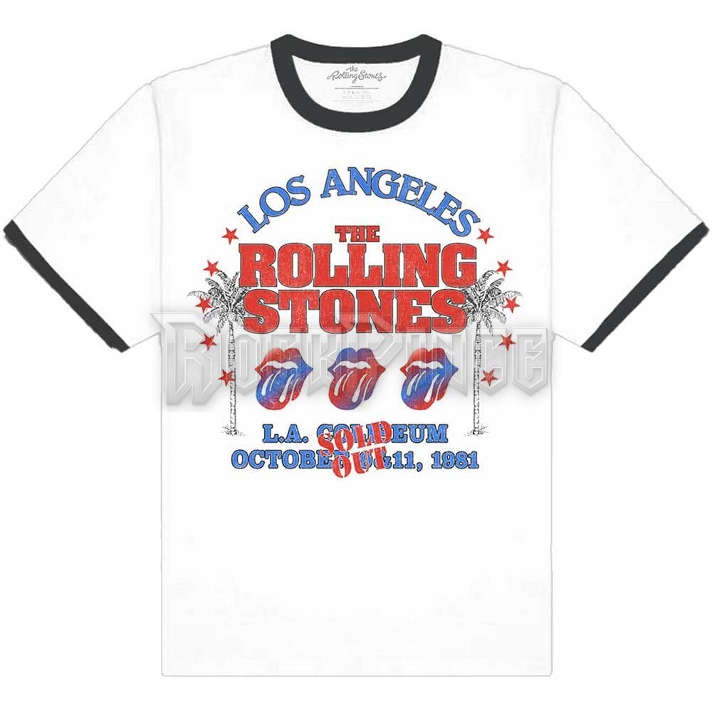 The Rolling Stones - American LA Tour - unisex póló - RSTS161MW