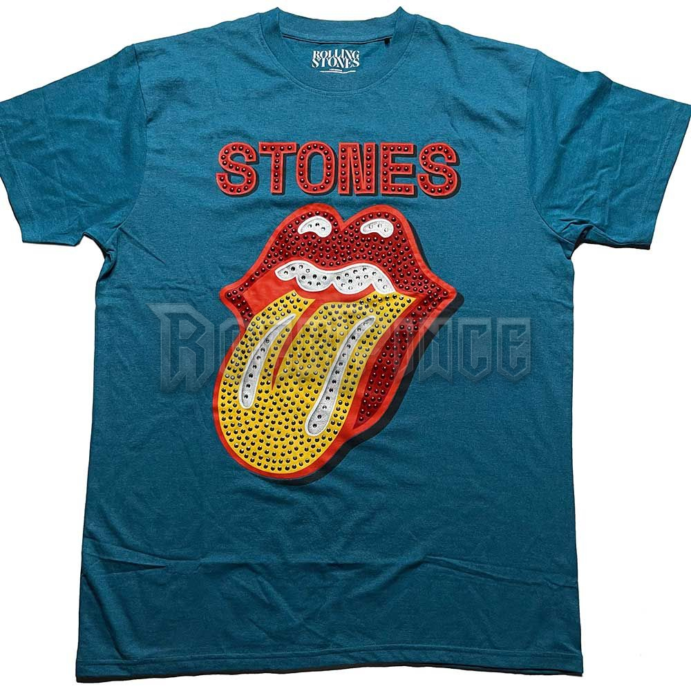 The Rolling Stones - Dia Tongue (Diamante) - unisex póló - RSTS194MT