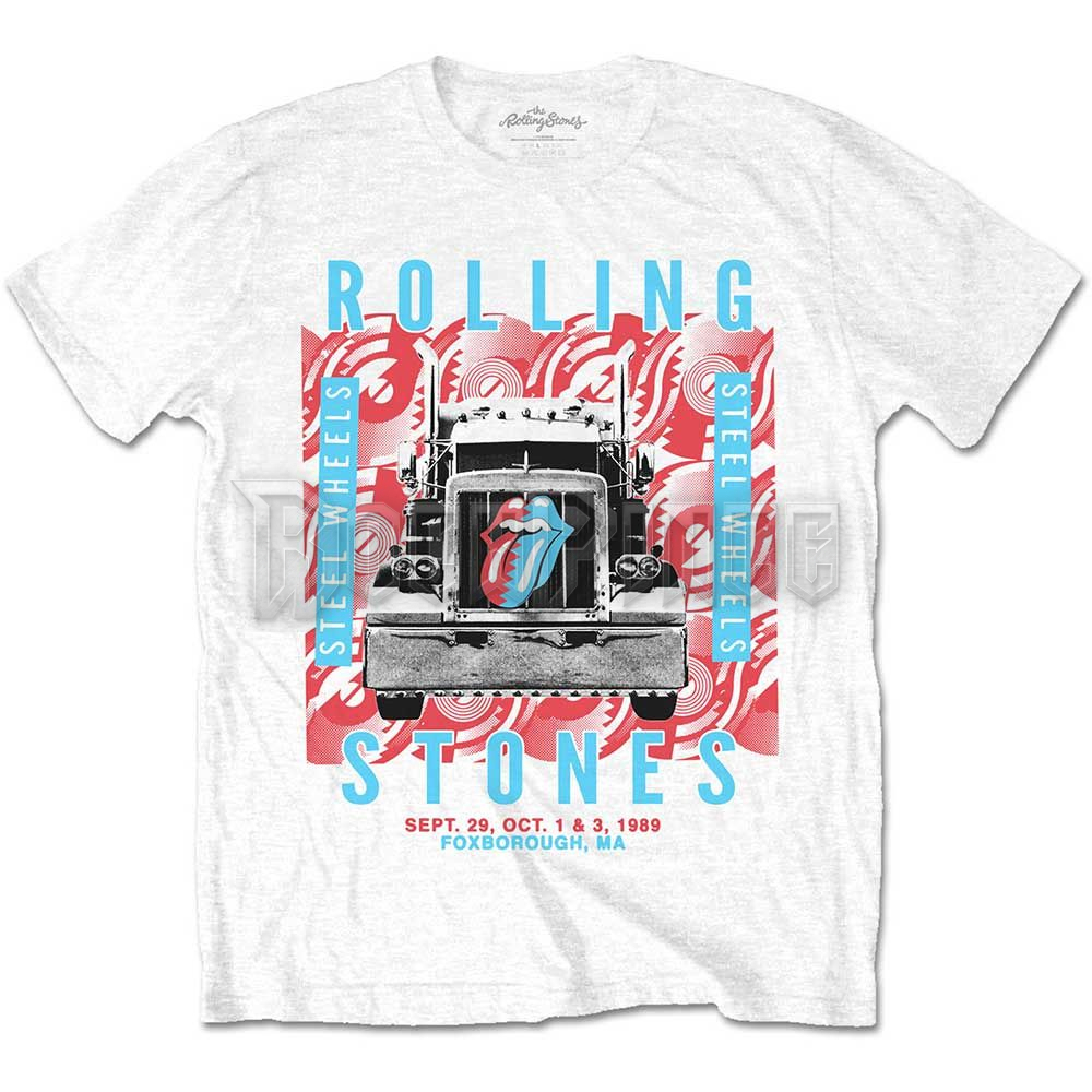 The Rolling Stones - Steel Wheels - unisex póló - RSTS163MW
