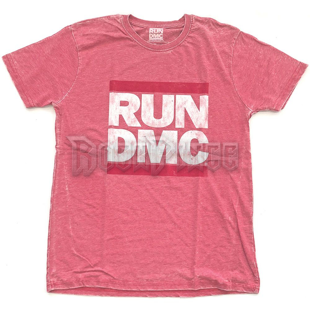 Run DMC - Logo Vintage - unisex póló - RDMCTS08BOMNR
