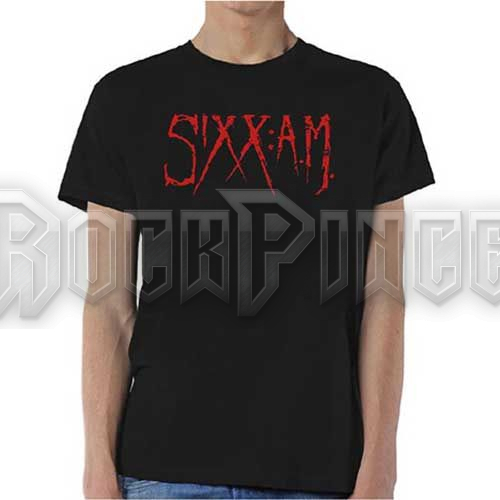 Sixx:A.M. - Logo - unisex póló - SIXXTEE01MB
