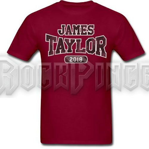 James Taylor - 2018 Tour Logo - unisex póló - JTTS03MR