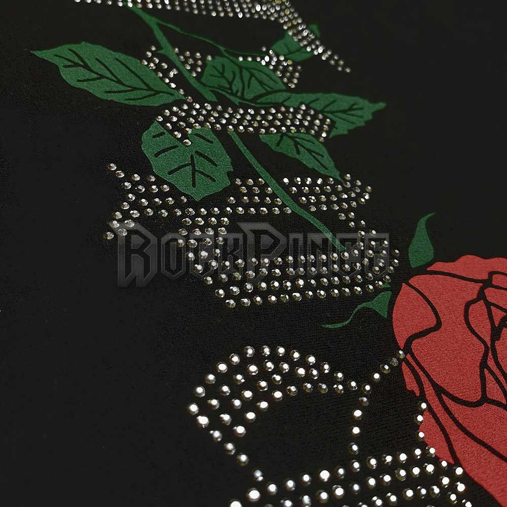 Tupac - Rose Logo (Diamante) - unisex póló - 2PACTS51MB