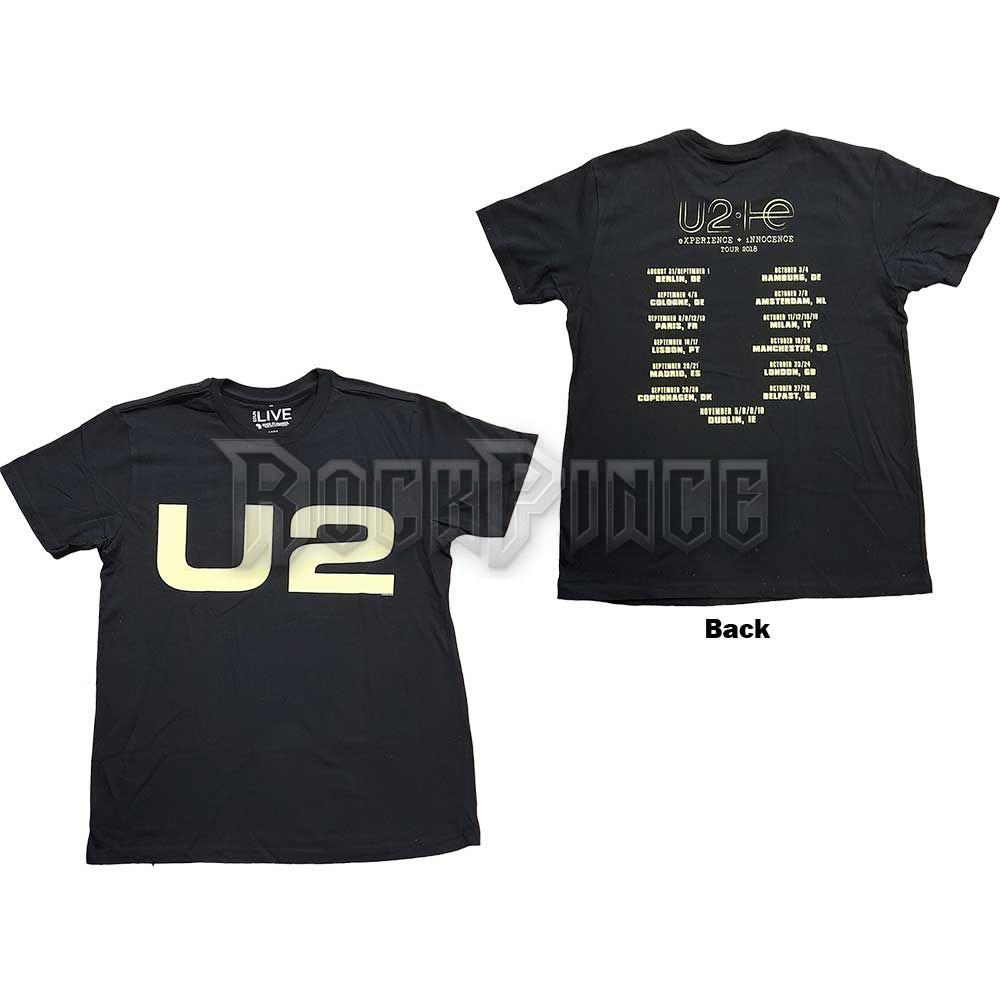 U2 - Logo 2018 - unisex póló - U2TOURTS15MB