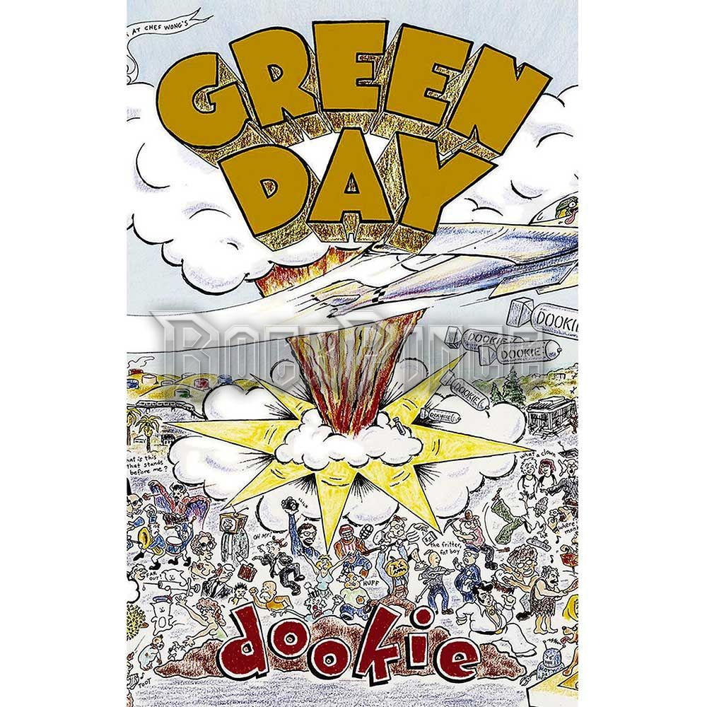 Green Day - Dookie - Textil poszter / Zászló - TP296