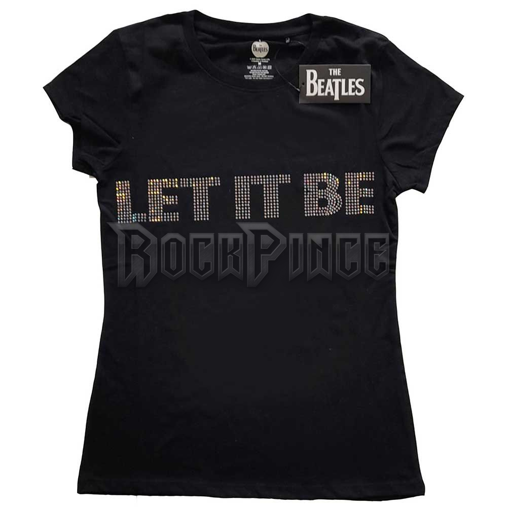 The Beatles - Let It Be (Diamante) - női póló - BEATTEE434LB