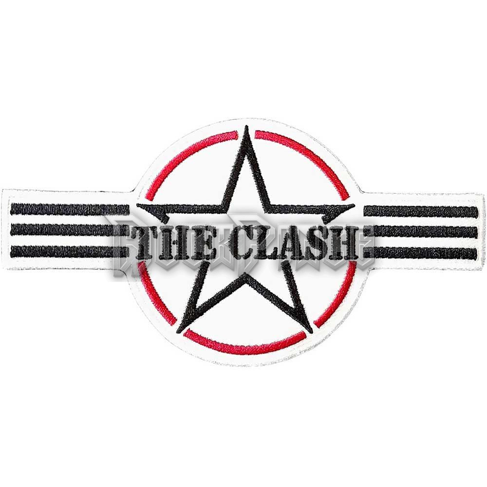 The Clash - Army Stripes - kisfelvarró - CLPAT02