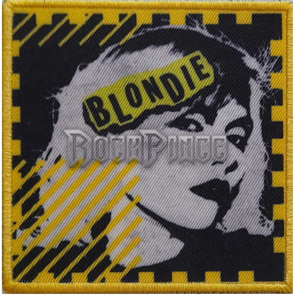 Blondie - Punk Logo Mono - kisfelvarró - BLDPAT03