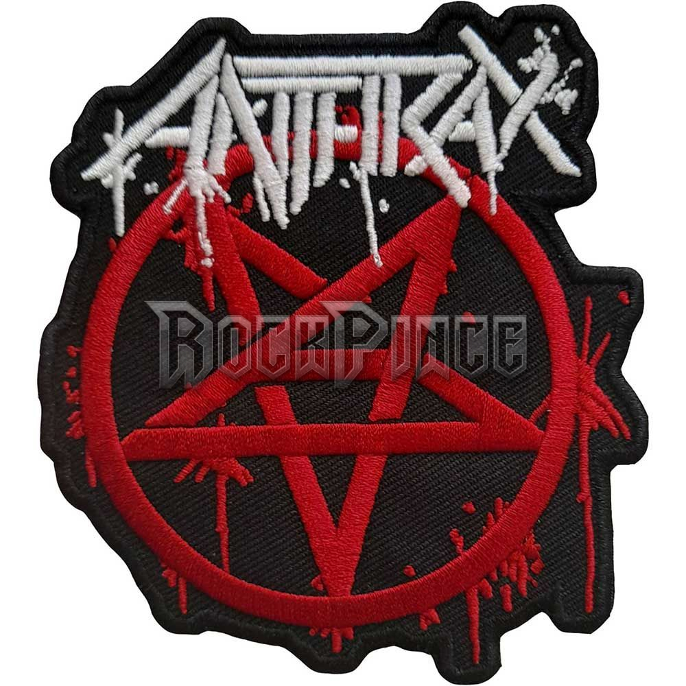 Anthrax - Pent Logo - kisfelvarró - ANTHPAT06