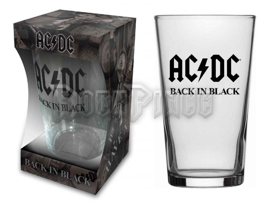 AC/DC - Back in Black - söröspohár - BG075