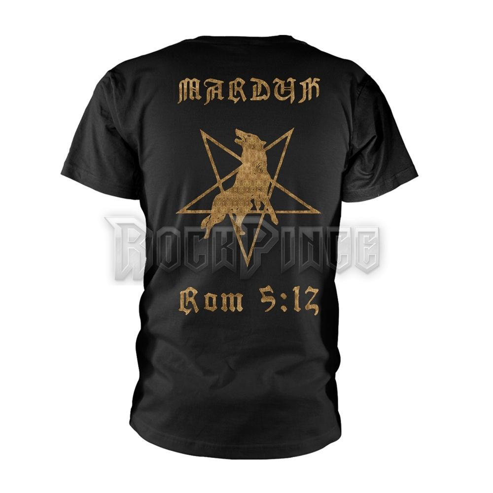 MARDUK - ROM 5:12 (GOLD) - unisex póló - PH12968
