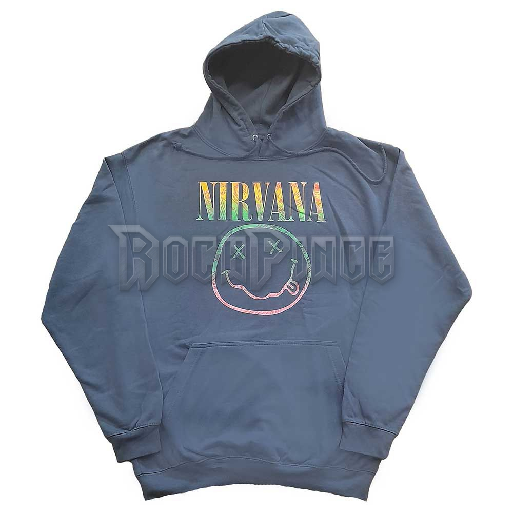 NIRVANA - Sorbet Ray Happy Face - unisex kapucnis pulóver - NIRVHD16MT
