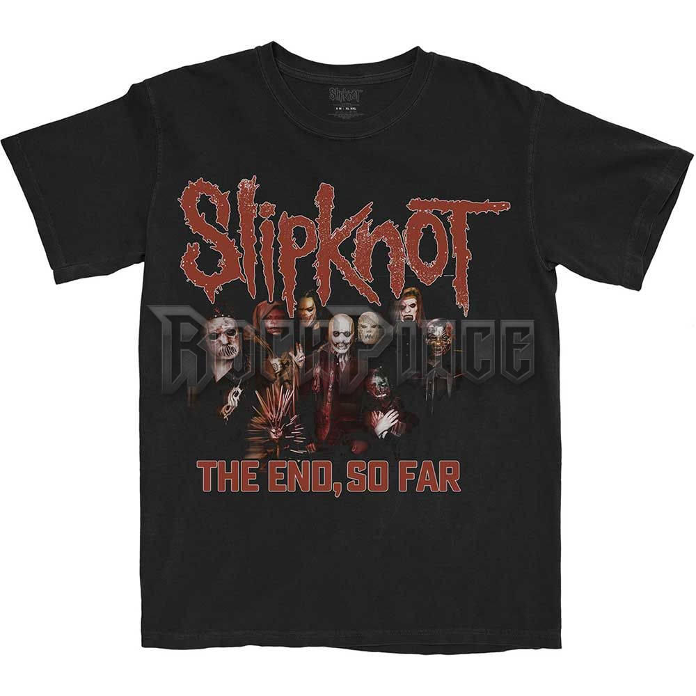Slipknot - The End, So Far Group Photo - unisex póló - SKTS86MB