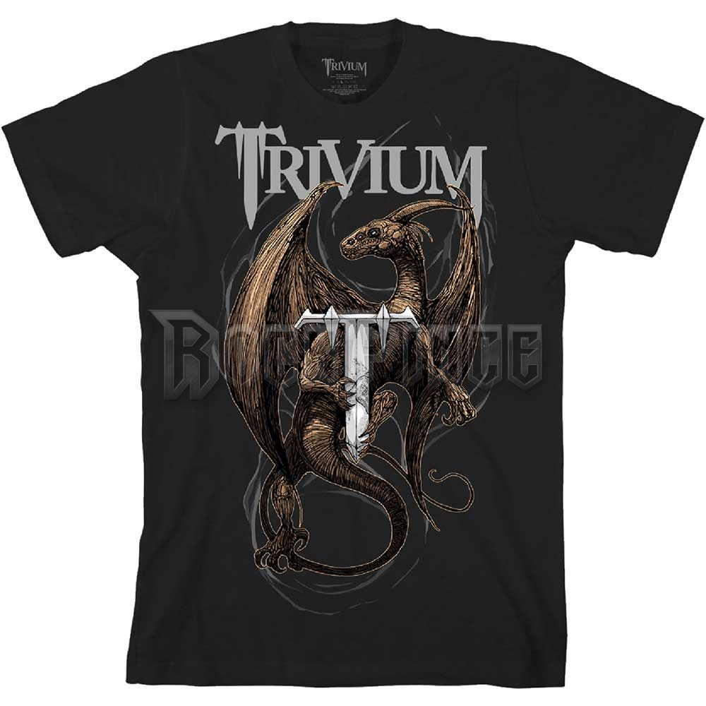 Trivium - Perched Dragon - unisex póló - TRIVTS06MB