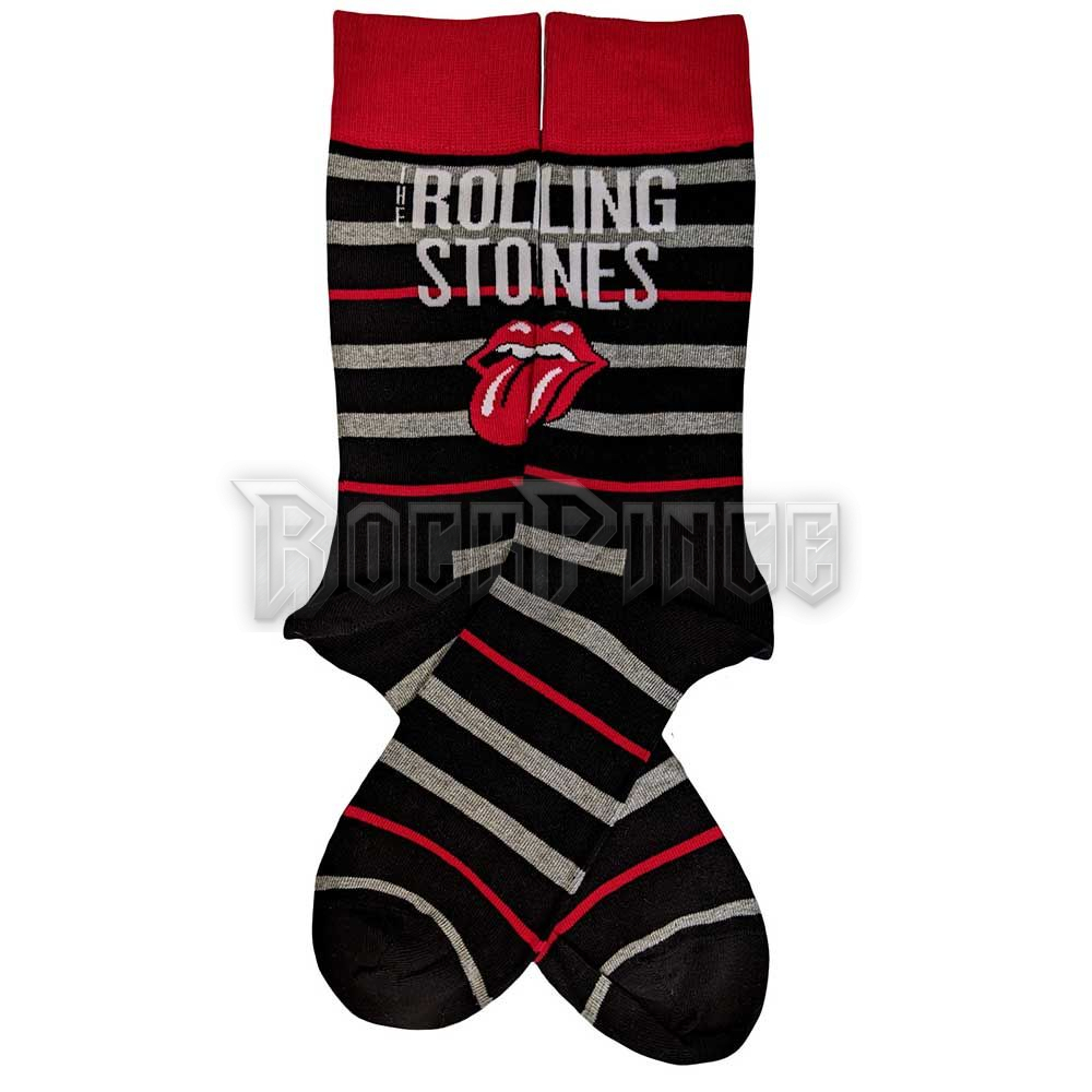 The Rolling Stones - Logo & Tongue - unisex boka zokni (egy méret: 40-45) - RSSCK13MB