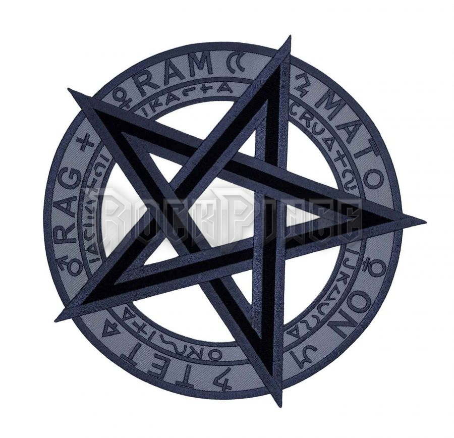 Pentagram Tet Rag Ram Mat On - HÍMZETT HÁTFELVARRÓ - EMB-G182