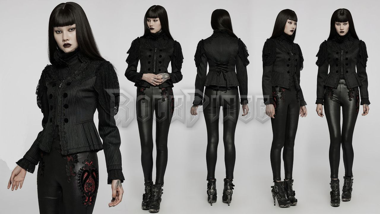 VAMPIRE'S MASQUERADE - női kabát WY-1385DQF/BK