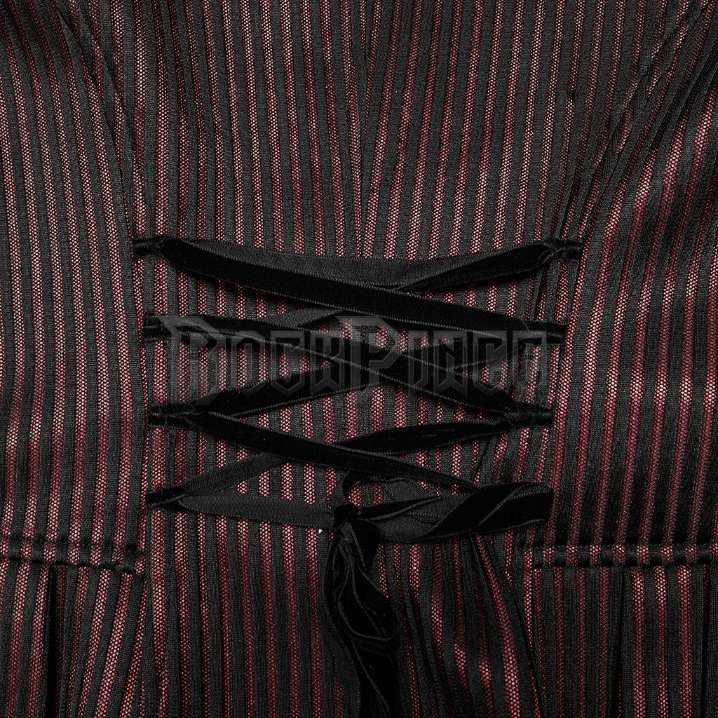 VAMPIRE'S MASQUERADE - női kabát WY-1385/BK-RD