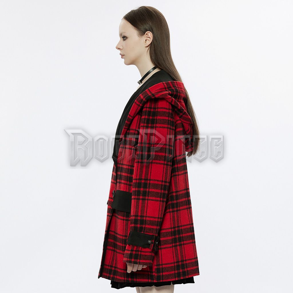 ALICE IN WONDERLAND - női kabát (kifordítható) OPY-696/BK-RD