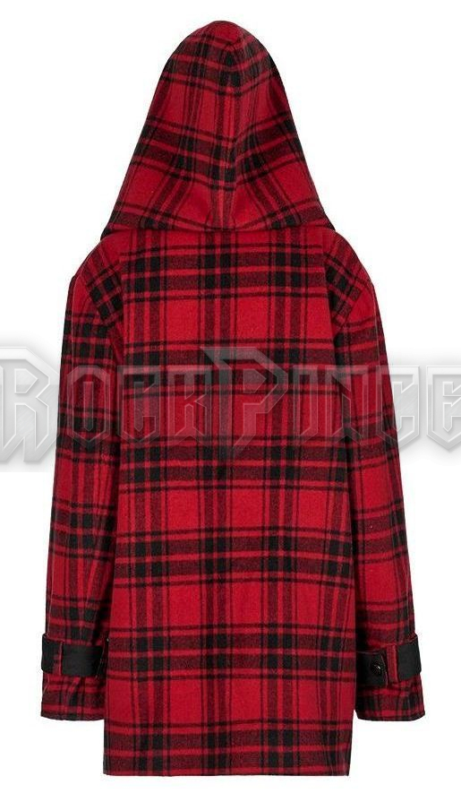 ALICE IN WONDERLAND - női kabát (kifordítható) OPY-696/BK-RD