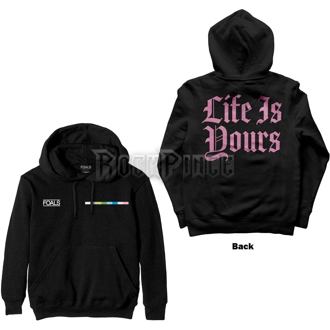Foals - Life Is Yours Text - unisex kapucnis pulóver - FOALHD02MB