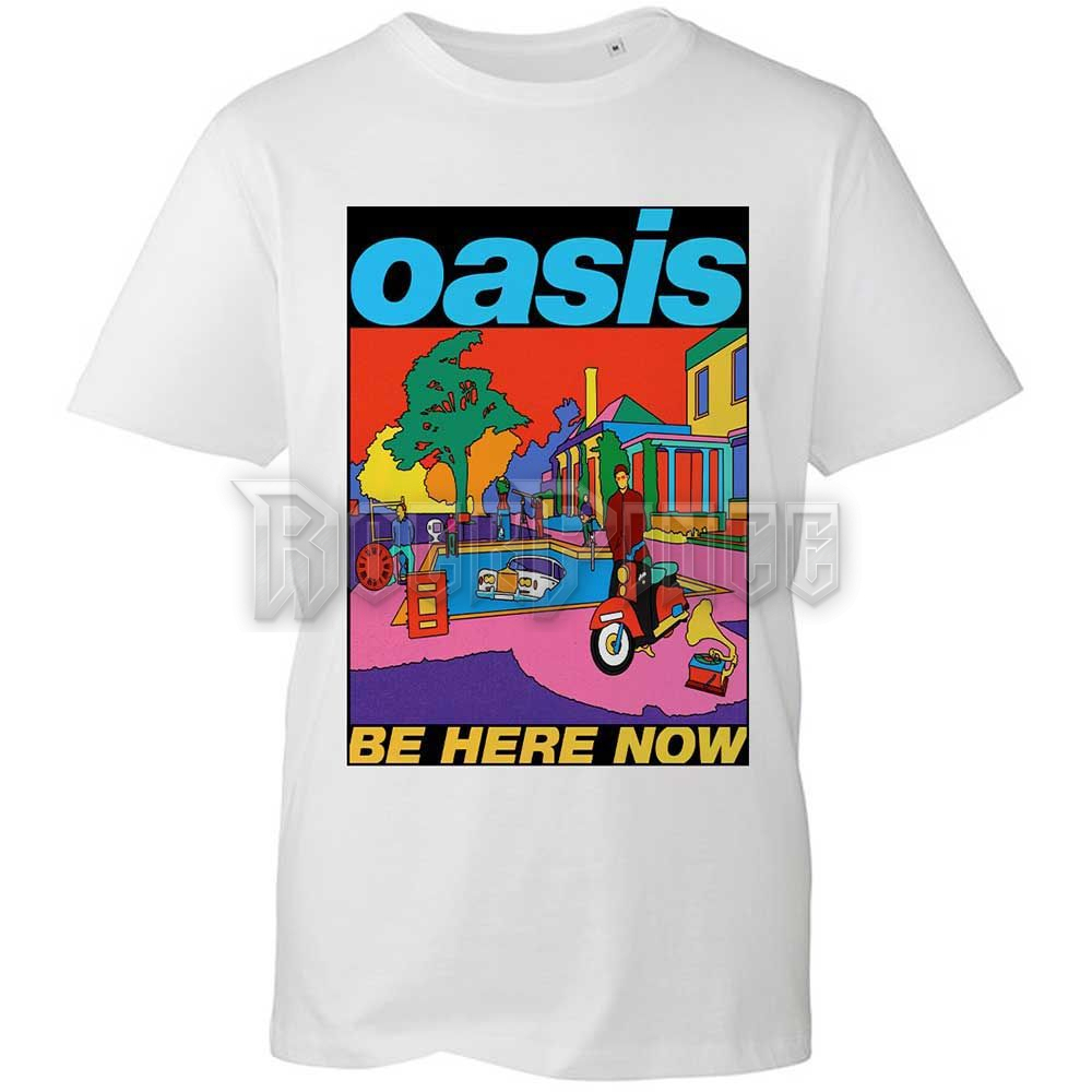 Oasis - Be Here Now Illustration - unisex póló - OASTS10MW / PHDOASTSWBHN