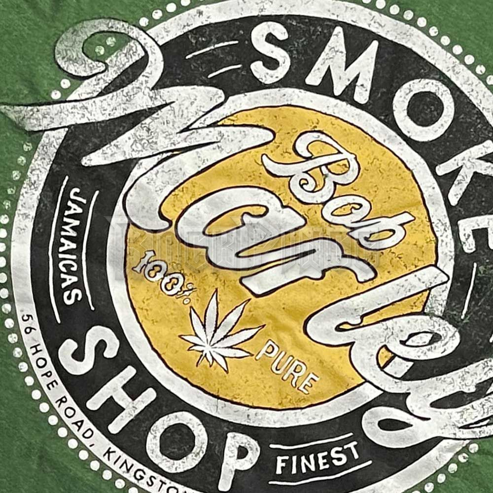 Bob Marley - Smoke Shop - unisex póló - BMATS51MGR