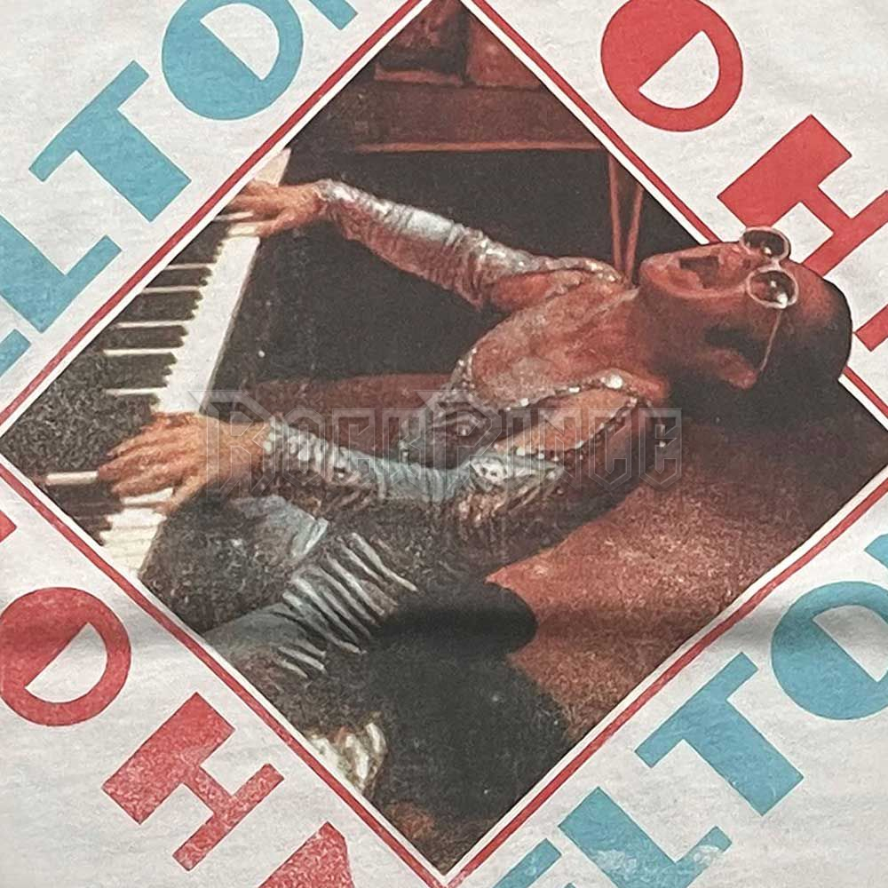 Elton John - Piano Diamond - unisex póló - EJTEE24MW