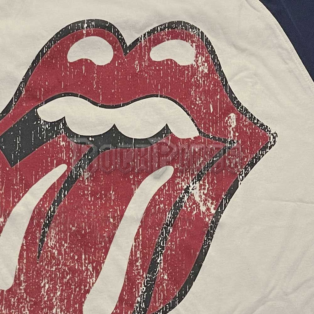 The Rolling Stones - Lick - unisex raglán ujjú póló - RSRL201MNATN