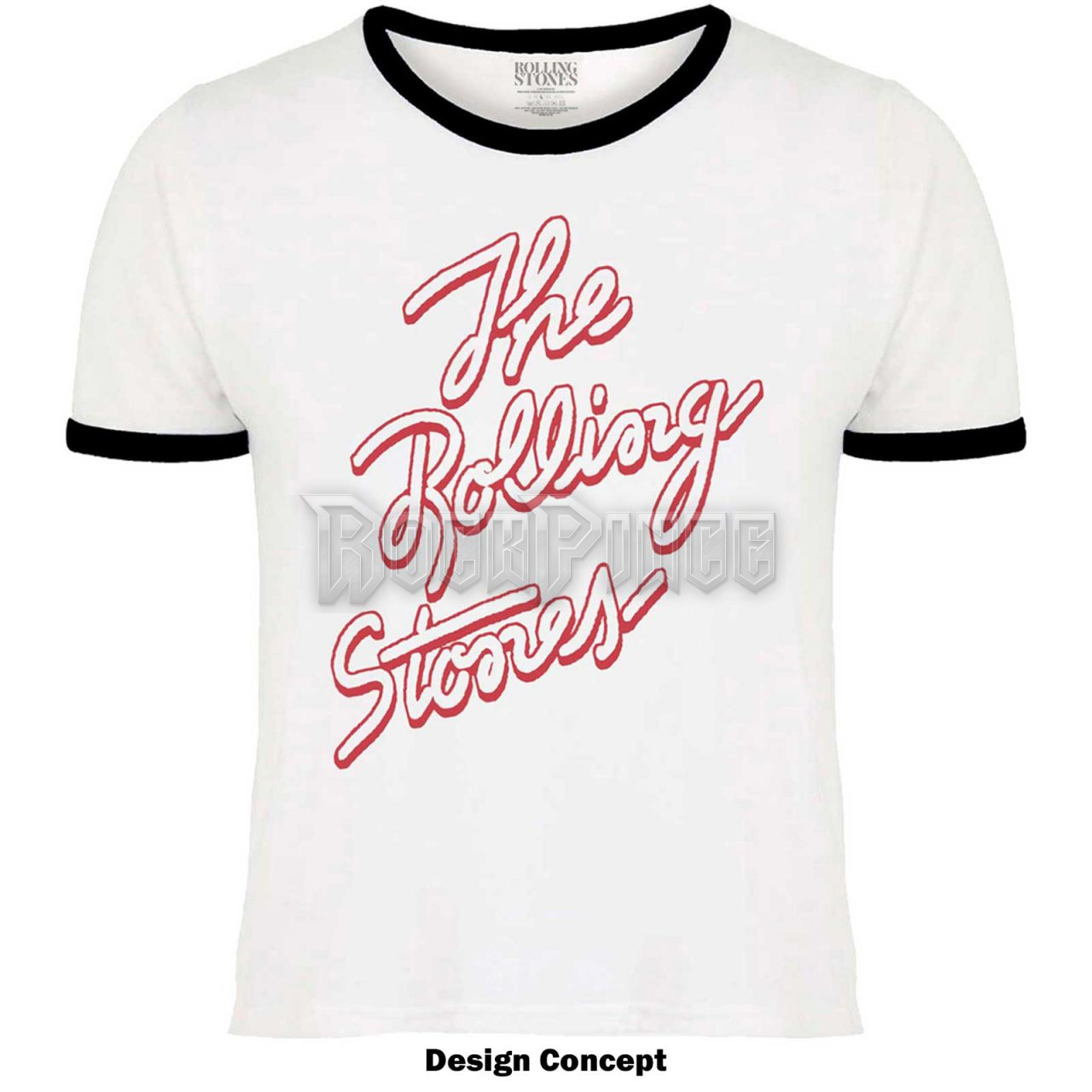The Rolling Stones - Signature Logo - unisex póló - RSTS202MW