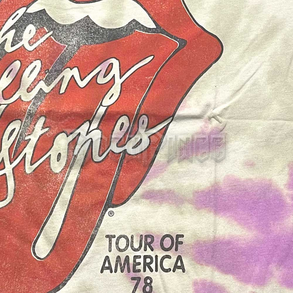 The Rolling Stones - Tour of USA '78 - unisex póló - RSTS204MDD