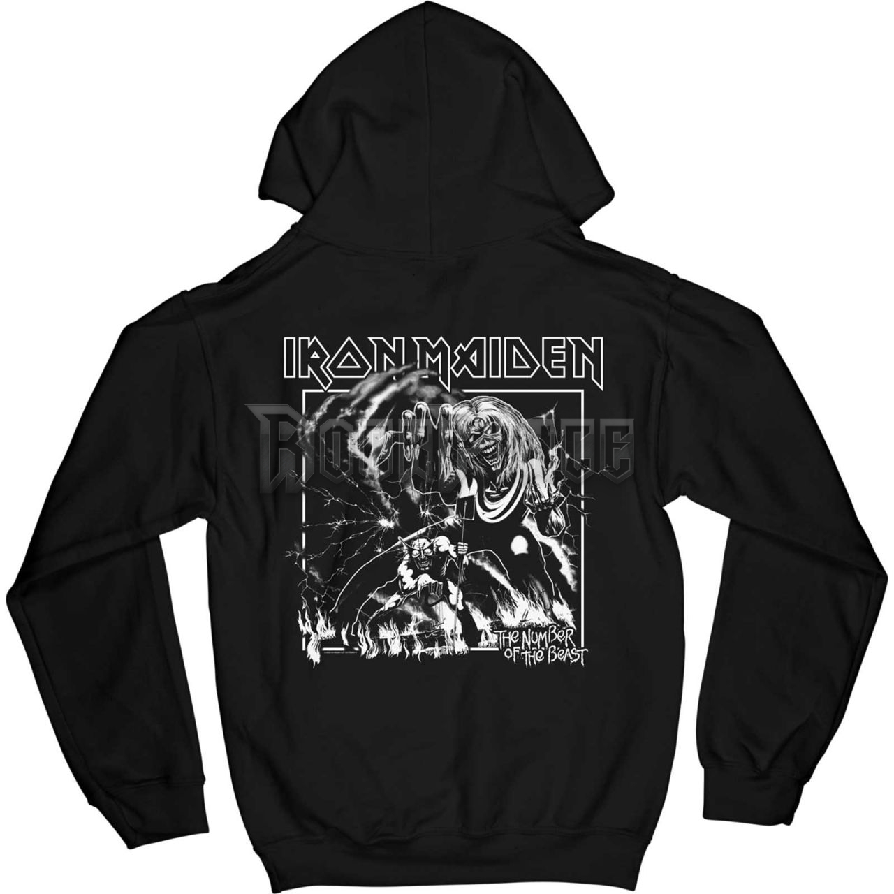 Iron Maiden - Number of the Beast One Colour - unisex kapucnis pulóver - IMHOOD154MB