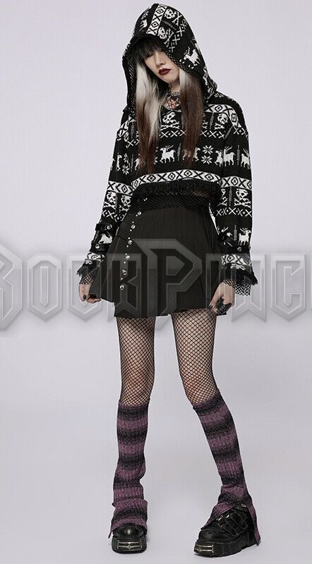 NANA - női pulóver WM-070/BK-WH