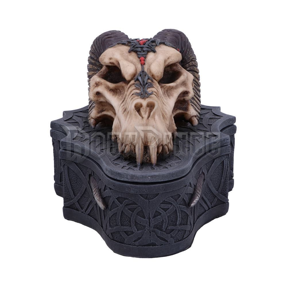 Dragon Skull Box (Monte Moore) 17.7cm - D5986W2 - ÉKSZERES DOBOZ