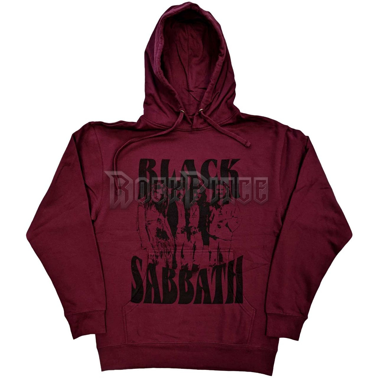 Black Sabbath - Band and Logo - unisex kapucnis pulóver - BSHD68MM