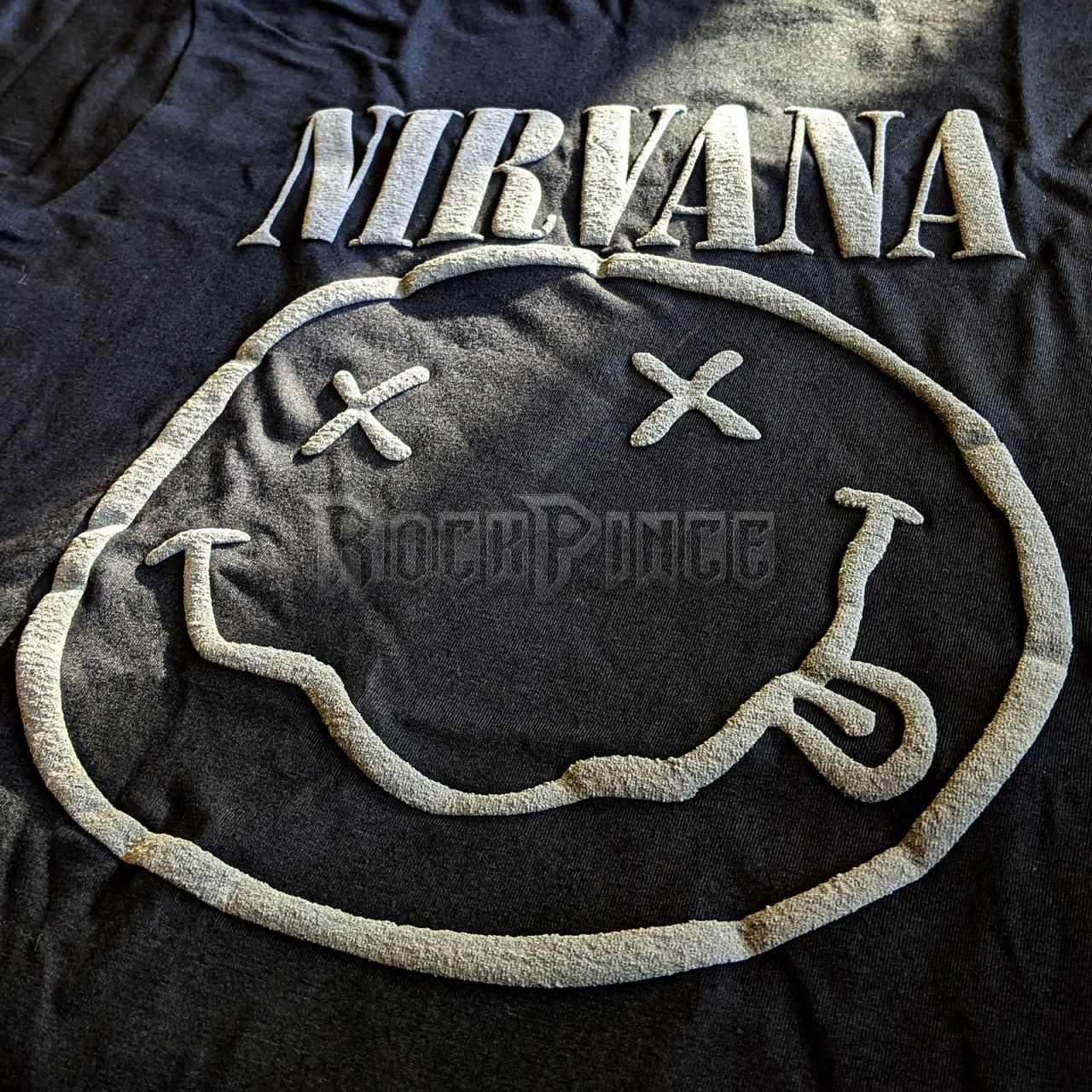Nirvana - Black Happy Face - unisex póló - NIRVTS73MB