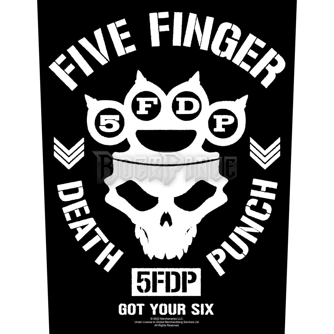 FIVE FINGER DEATH PUNCH - GOT YOUR SIX - hátfelvarró - BP1239