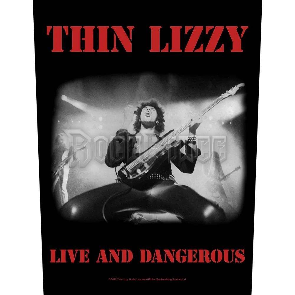 THIN LIZZY - LIVE AND DANGEROUS - hátfelvarró - BP1225