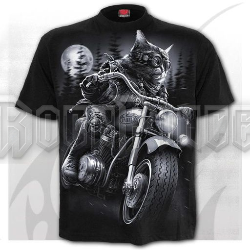 NINE LIVES - T-Shirt Black - T221M101