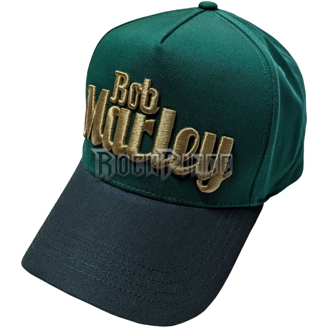 Bob Marley - Text Logo - baseball sapka - BMAMBCAP03GR