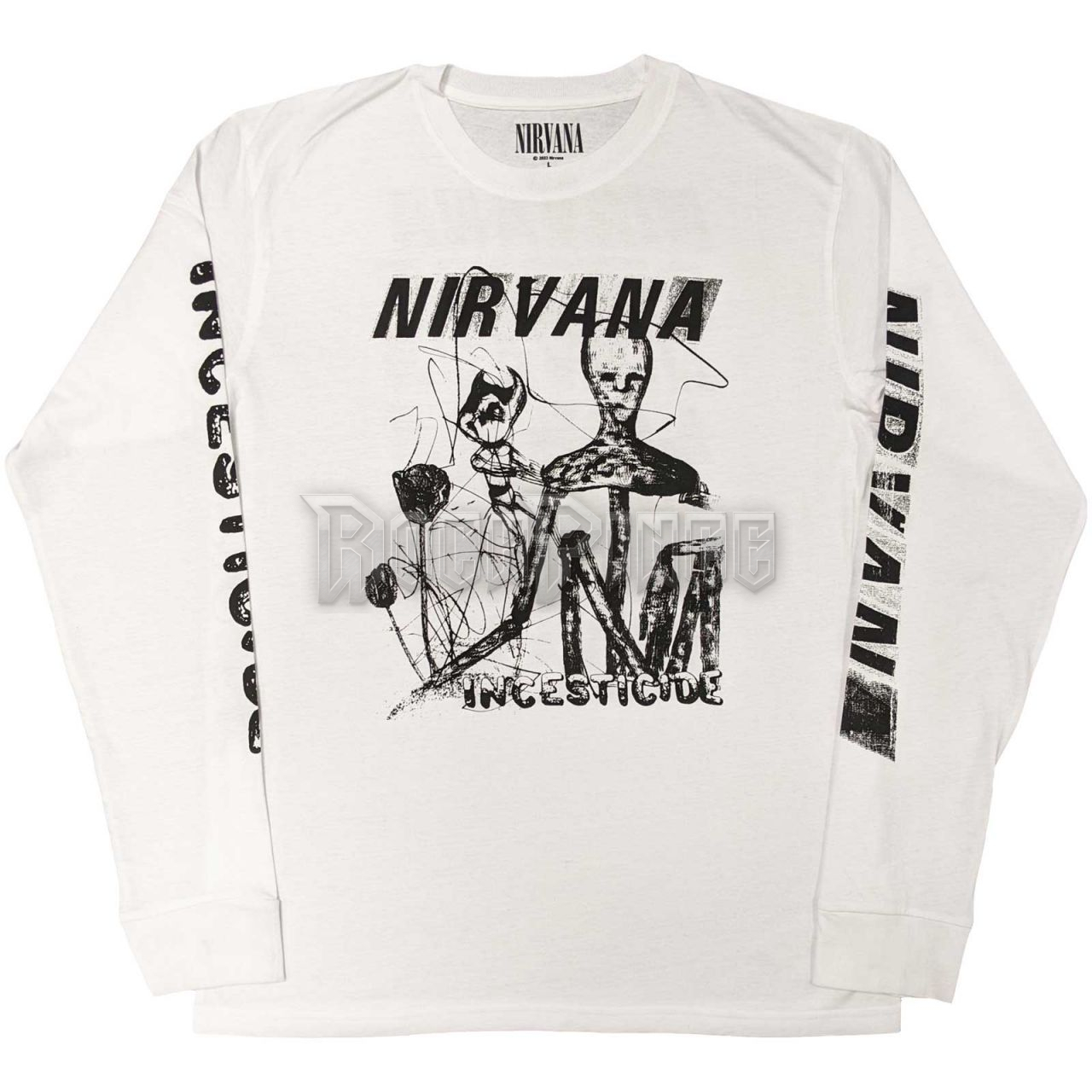 Nirvana - Incesticide - unisex hosszú ujjú póló - NIRVLST64MW