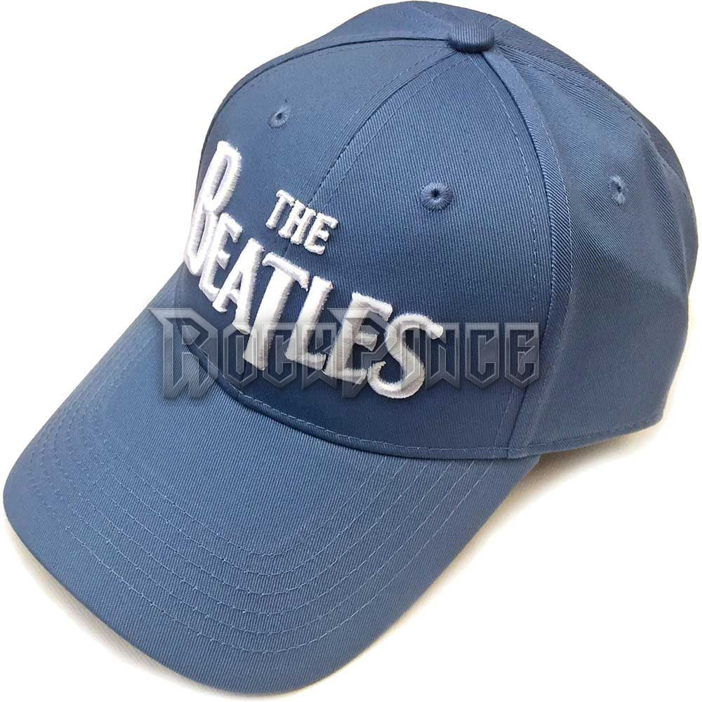 The Beatles - White Drop T Logo (Denim Blue) - baseball sapka - BEATCAP01D