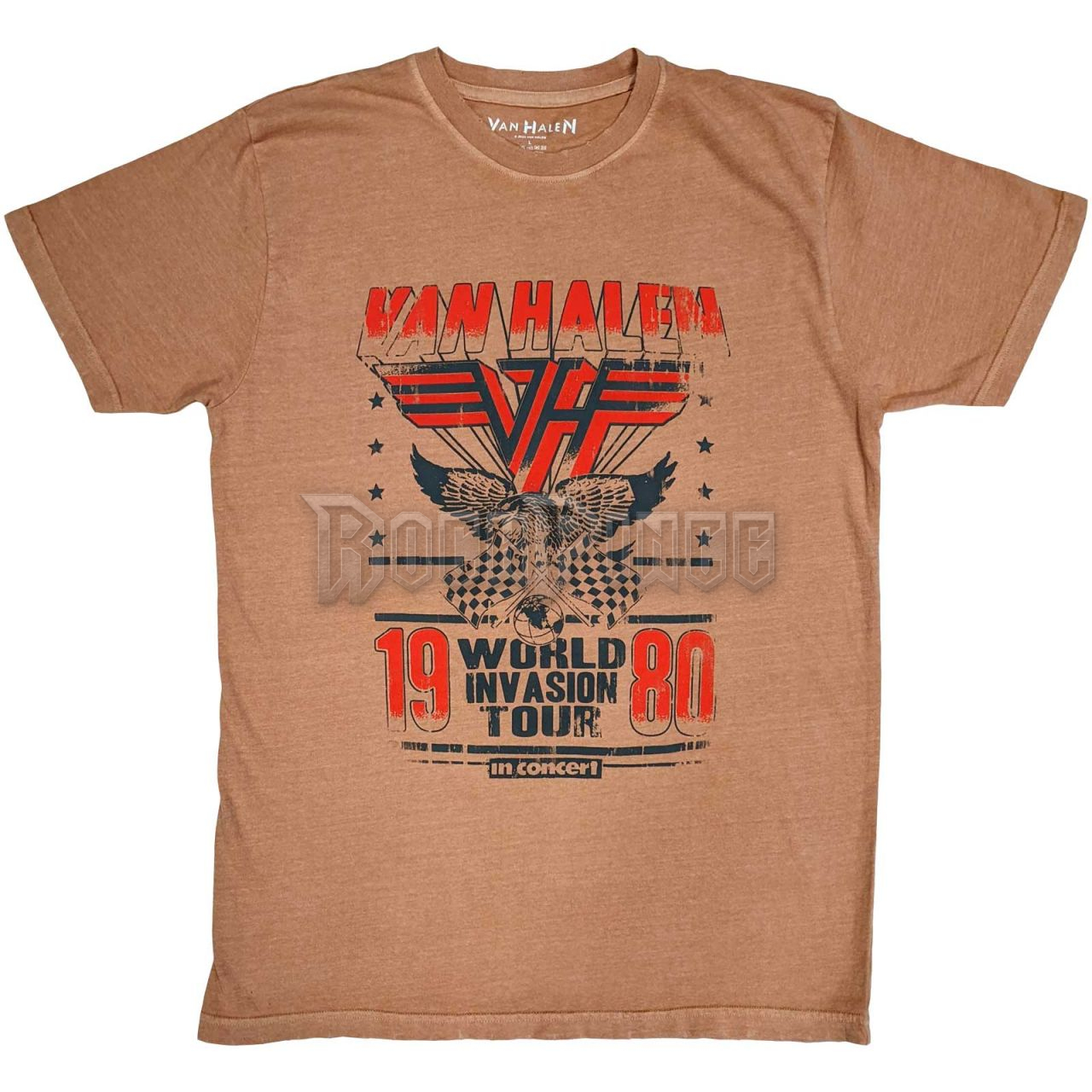 Van Halen - World Invasion - unisex póló - VHTS15MP