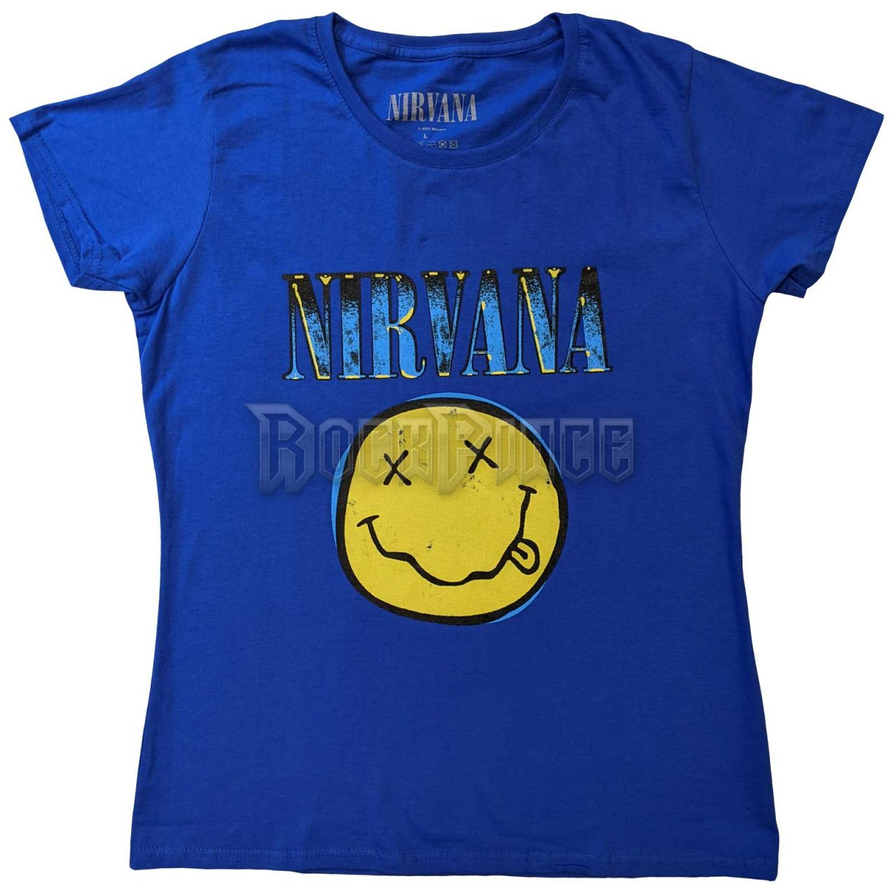 Nirvana - Xerox Happy Face - unisex póló - NIRVTS14MBL