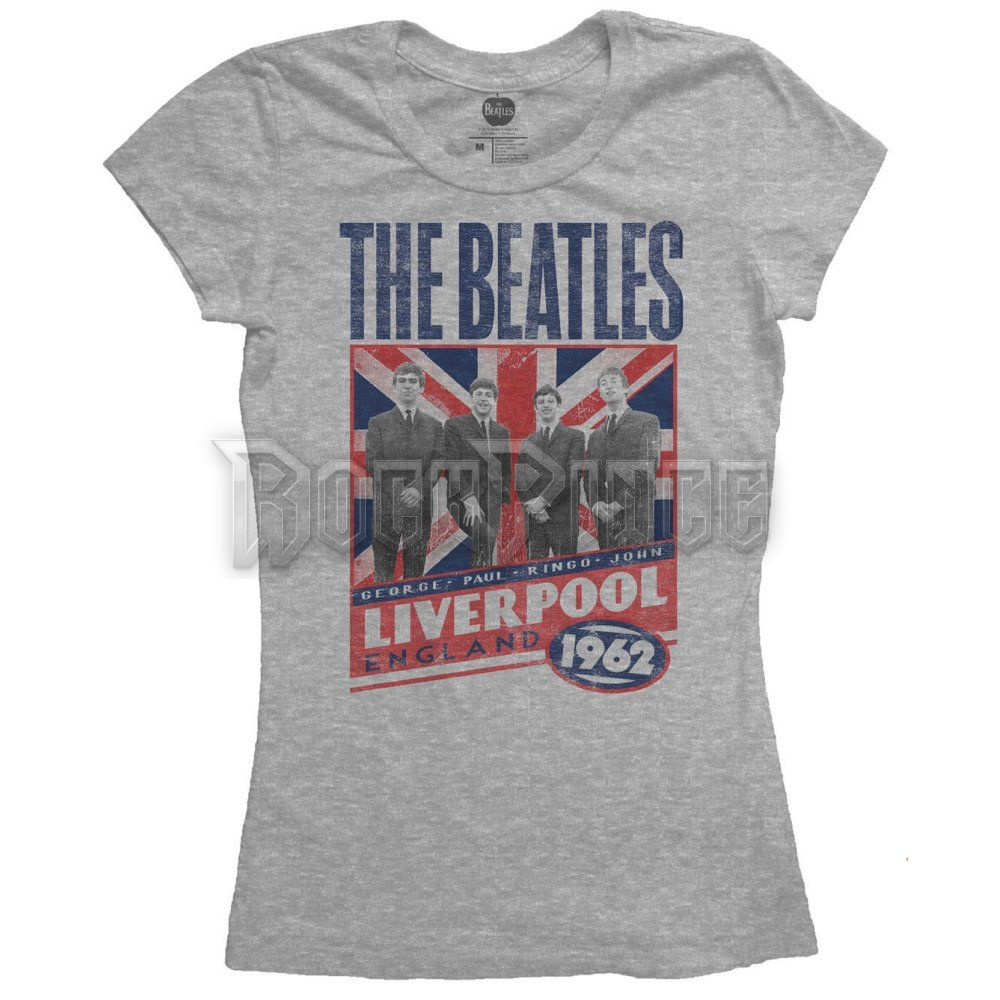 The Beatles - Liverpool England 1962 - női póló - BEATTEE104LG