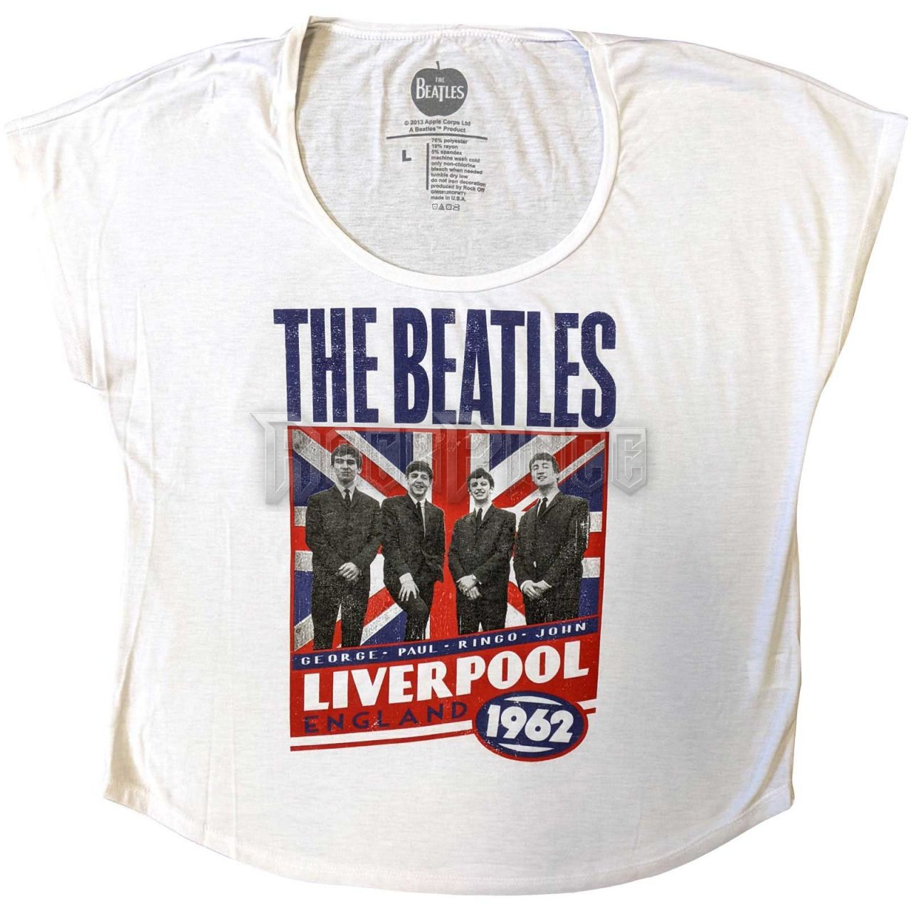 The Beatles - Liverpool England 1962 - női póló - BEATTEE104LWDM